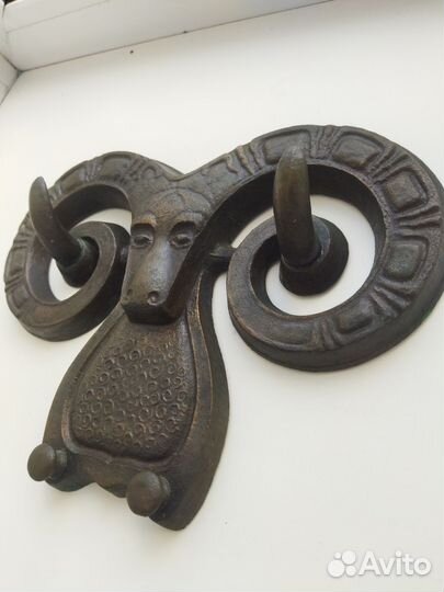 Вешалка литая баран Винтаж СССР