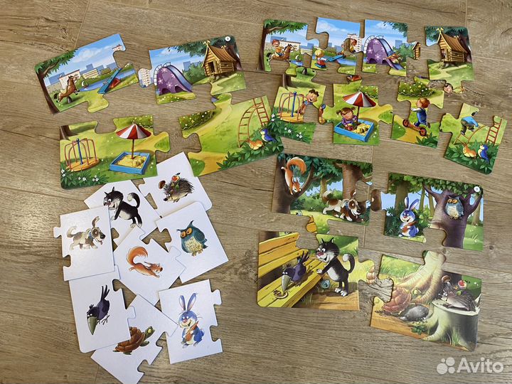 Напольное пазл-лото