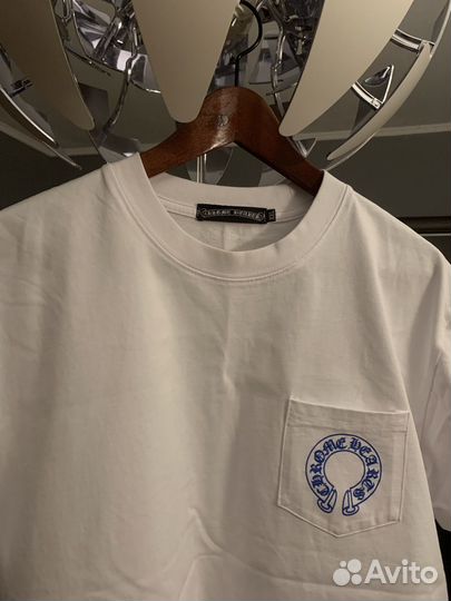 Chrome hearts футболка оверсайз