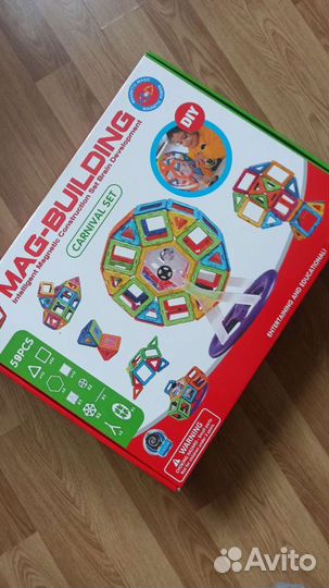 Конструктор магнитный маг-билдинг