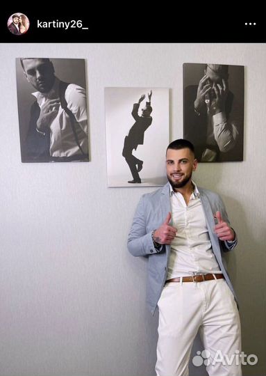 Печать картин на холсте портрет по фото