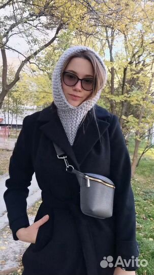 Вязаный капор