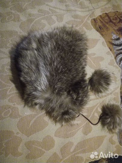 Шапка меховая чернобурка