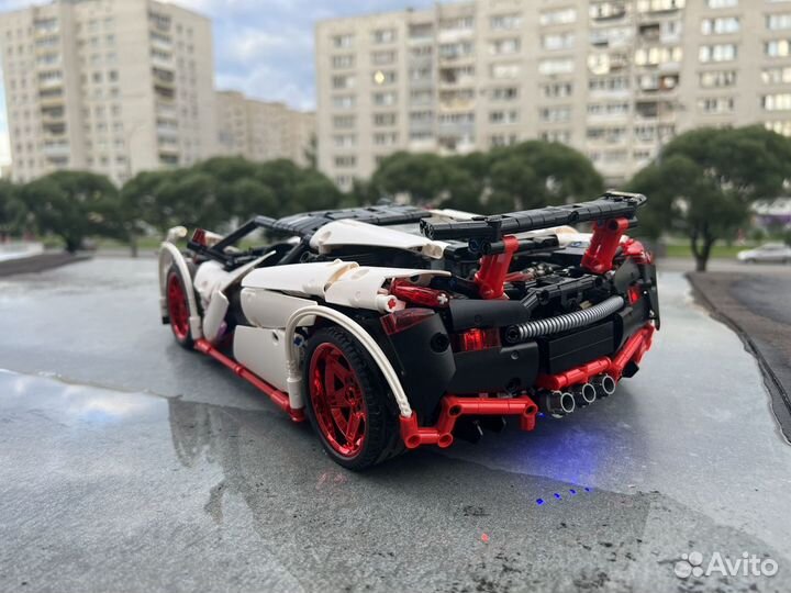 Конструктор(Lego) спорткар радиоуправляемая модель
