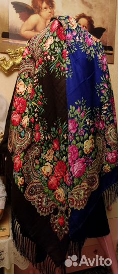 Шаль в русском стиле