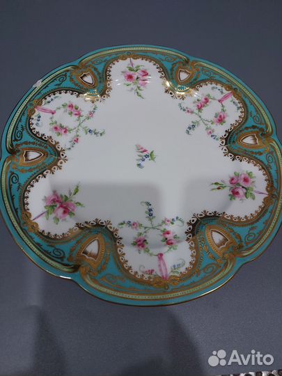 Тарелка антикварная Англия с ньюансом