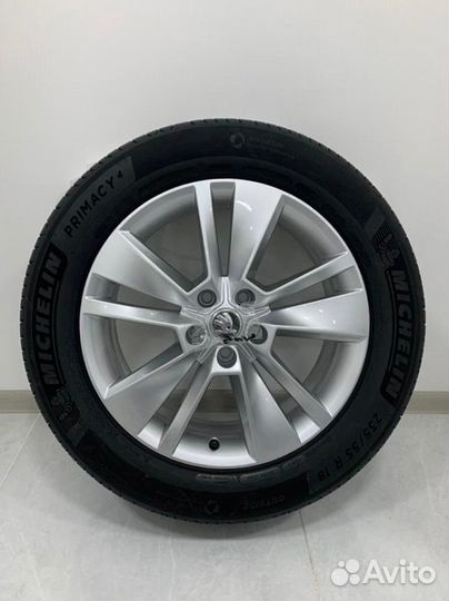 Новые Skoda Kodiaq, Michelin 235/55 R18 (2022)