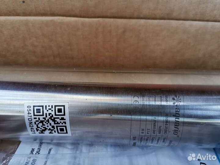 Насос для скважины aquario asp1e-55-75 3255