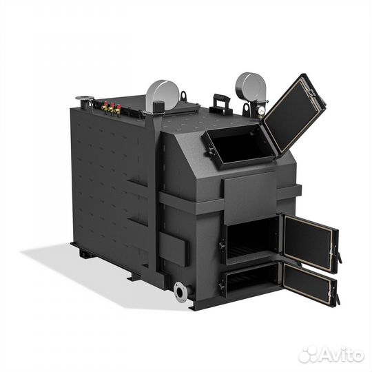 Твердотопливный котёл длительного горения