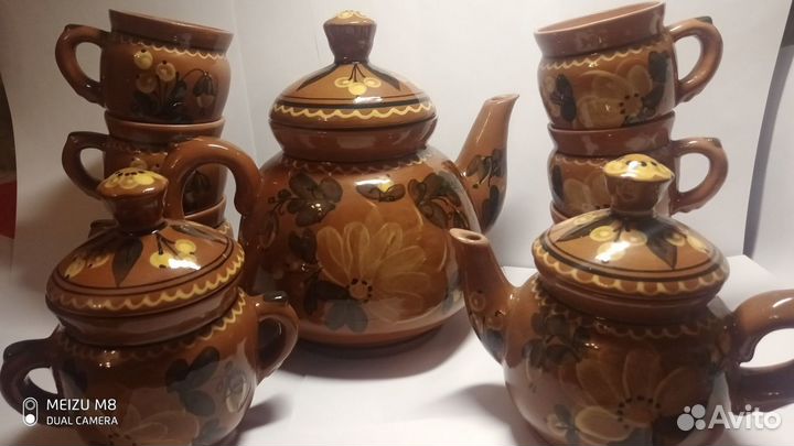 Стаканы и Сервиз керамический СССР эксклюзивный