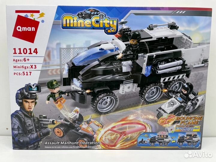 Конструктор Mine city Полиция 11014