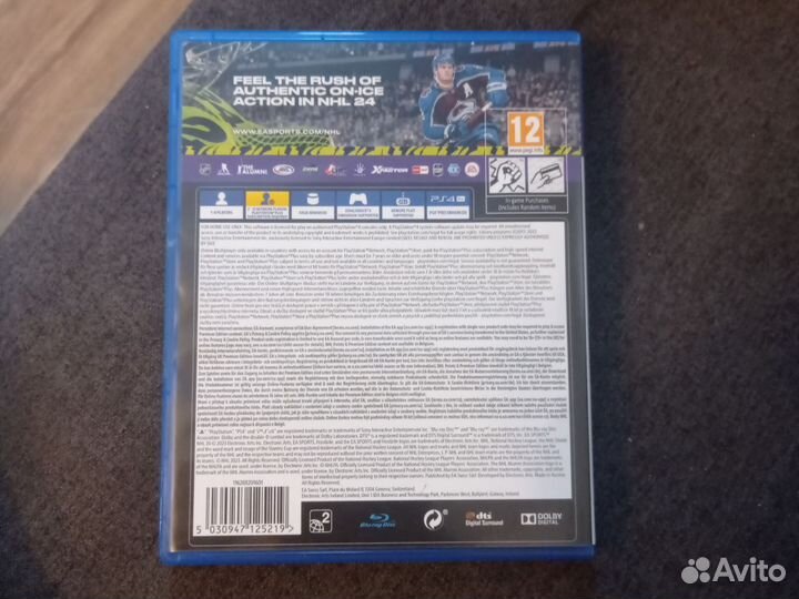 Игры на ps4 NHL 24