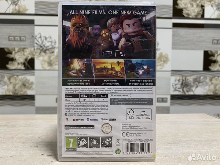 Lego Star Wars Skywalker Saga (Новый) Switch