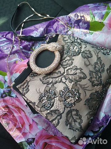 Valentino garavani клатч сумка женская