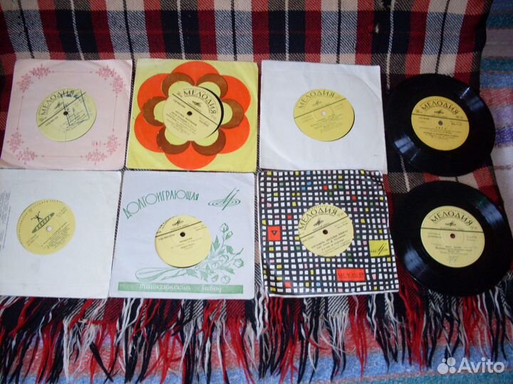 Пластинки виниловые миньон