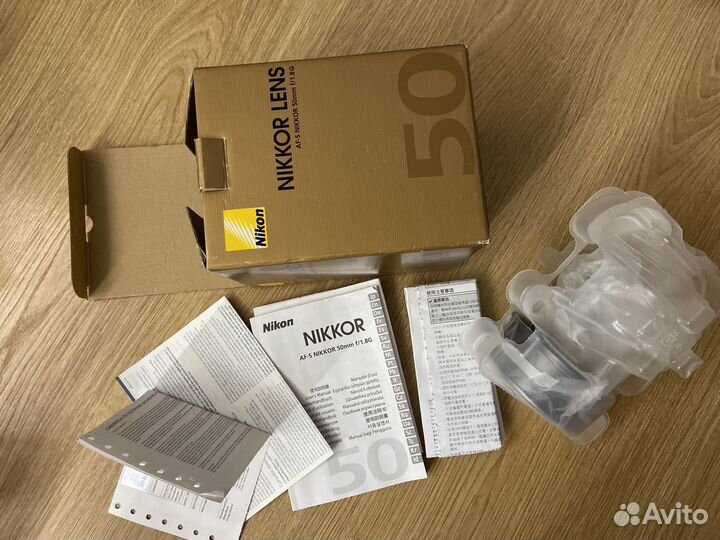 Коробка бленда чехол nikon 50 mm 1.8