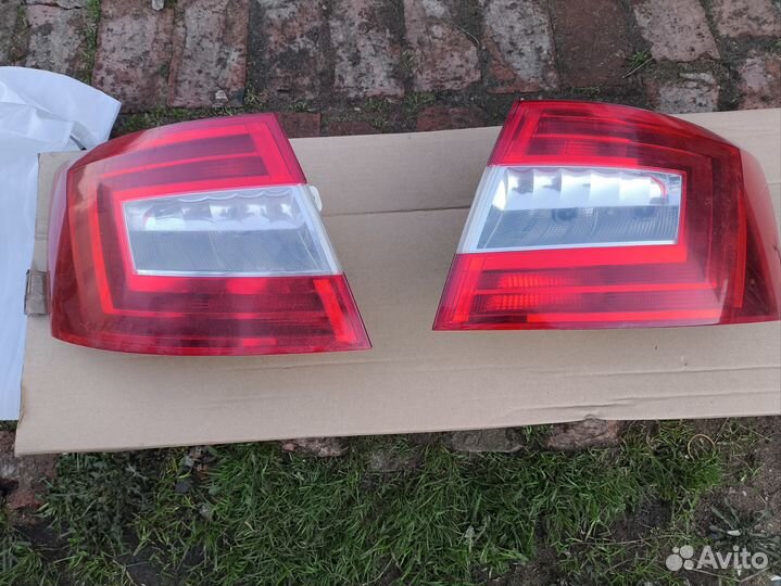 Задние фонари на skoda octavia a7