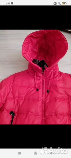 Новый пуховик 46 размер пух перо