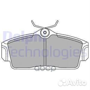 Колодки тормозные передние delphi LP1435 LP1435