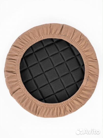 Чехол-накидка на сиденье табурета круглый