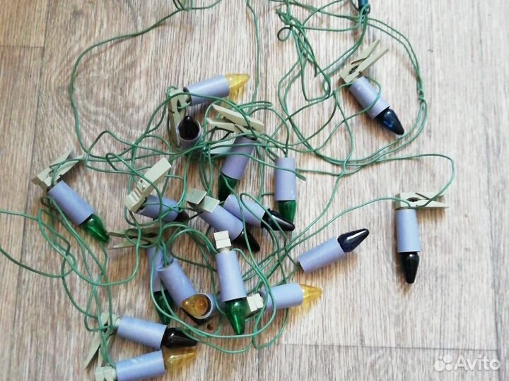 Елочная гирлянда СССР