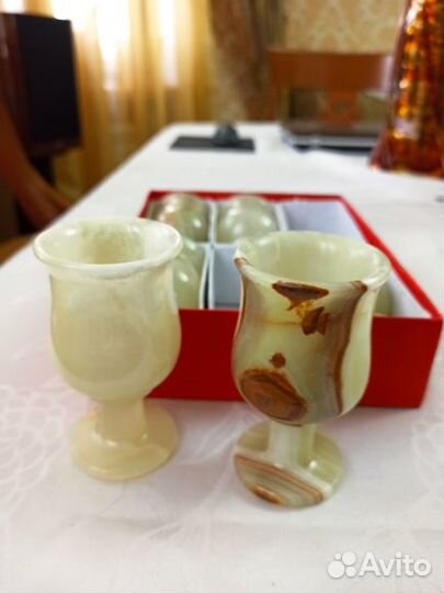 Бокалы из оникса