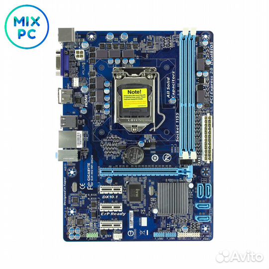 Материнская плата LGA1155 gigabyte GA-H61M-DS2H Б