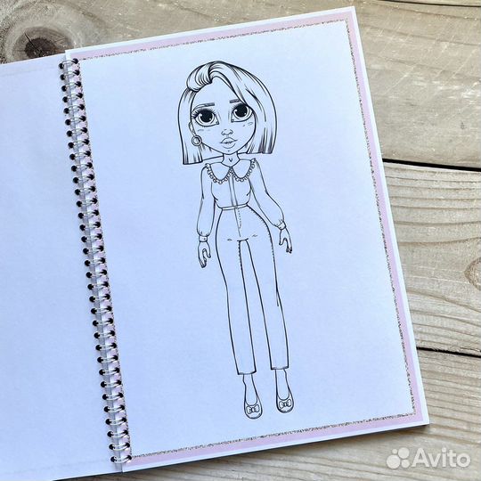 Бумажная кукла/домик/раскраски