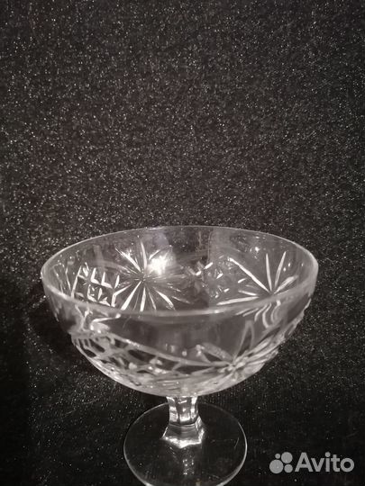 Хрустальные бокалы, рюмки СССР