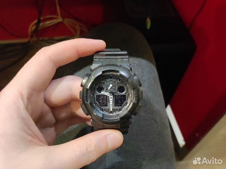 Часы мужские спортивные casio g-shock ga-100