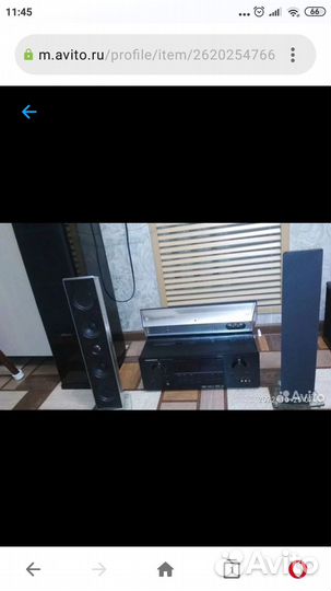 Американские колонки definitive technology 6 и саб