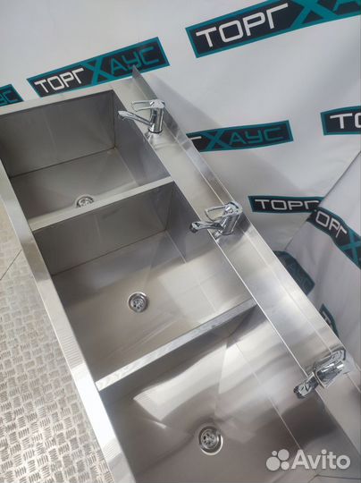 Ванна моечная 3-х секционная 1500*600*860 мм