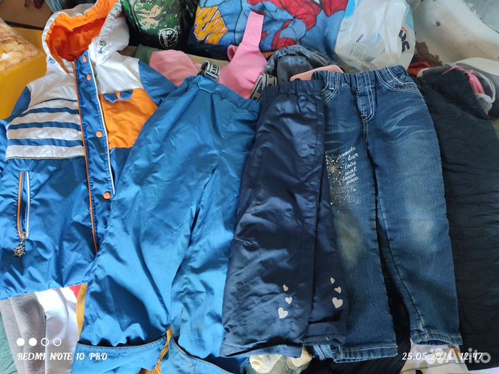 Большой пакет вещей на девочку