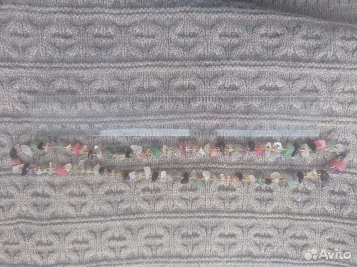 Бусы из самоцветов