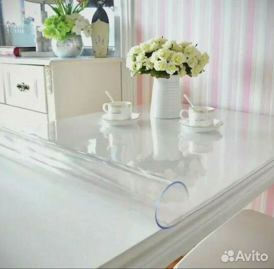 Силиконовая скатерть гибкое стекло 2 мм