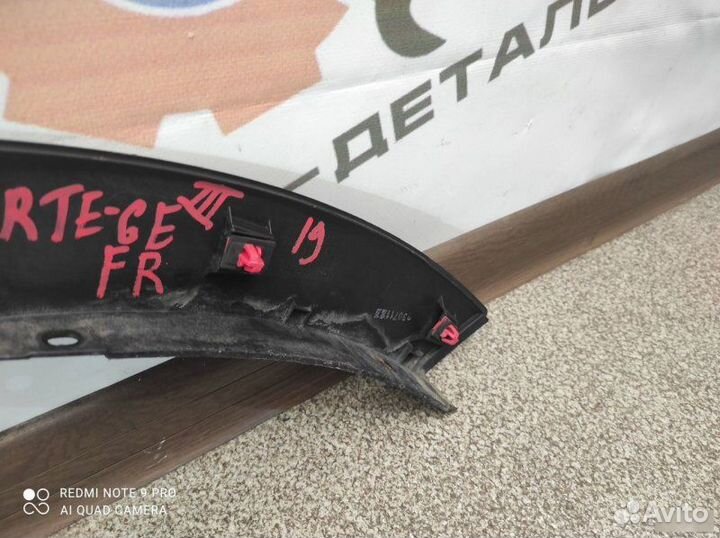 Накладка крыла передняя правая Kia Sportage 3