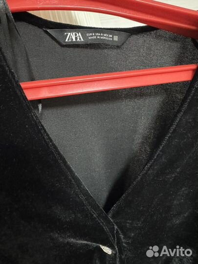 Платье zara бархат