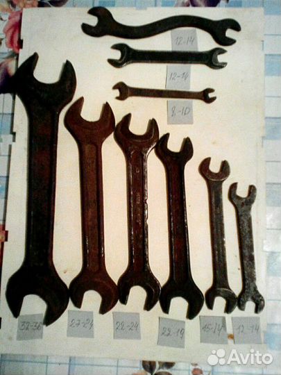 Ключи рожковые