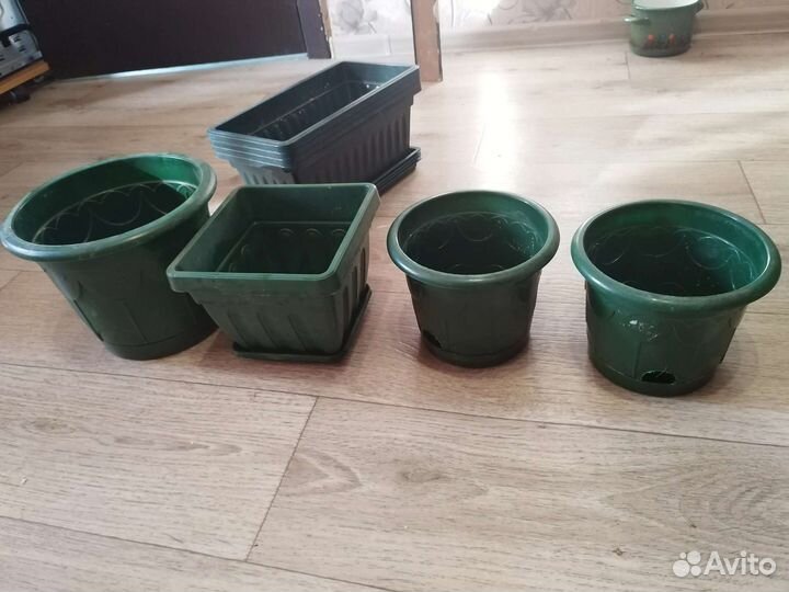 Горшки для цветов пластик