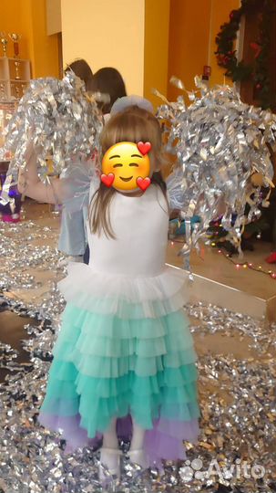 Платье для девочки нарядное 116 -122