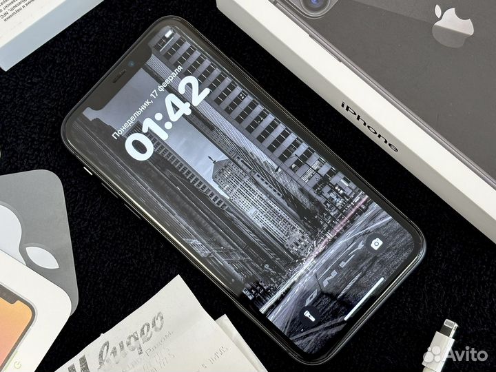 Эпл Айфон 11 Чёpный 128гб Sim/eSim