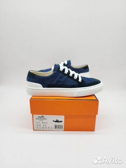 Текстильные кеды Hermes