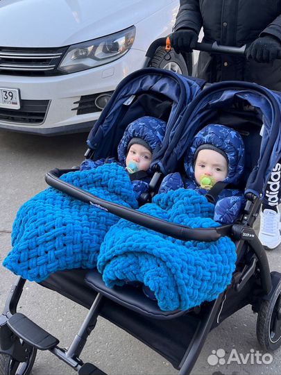 Плед детский плюшевый