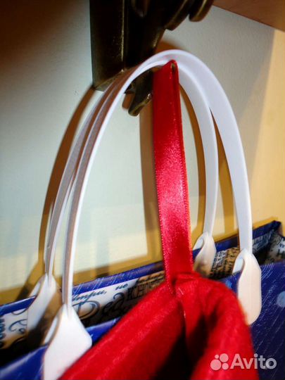 Новогодний сапог для интерьера/Пакет подарочный