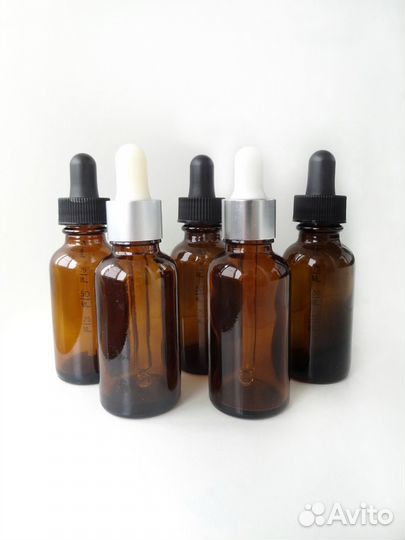 Стеклянная емкость для косметики 30мл, цена за 5шт