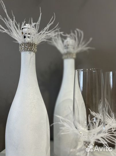 Свадебные набор ручной работы