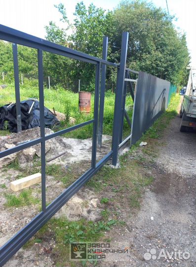 Ворота откатные под ключ