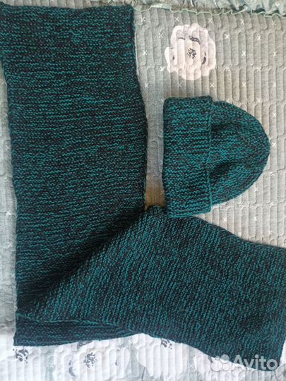 Комплект шапка и шарф женские