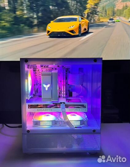 Идеальный белый игровой пк c RTX 4060Ti 12400f 32G