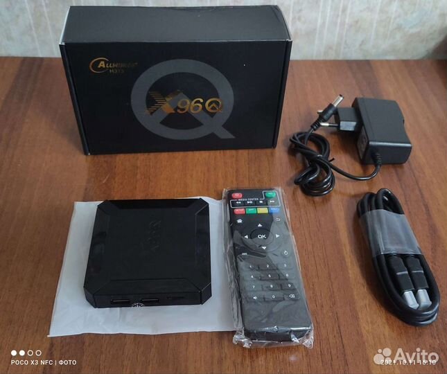 Приставка х96q Андроид 10